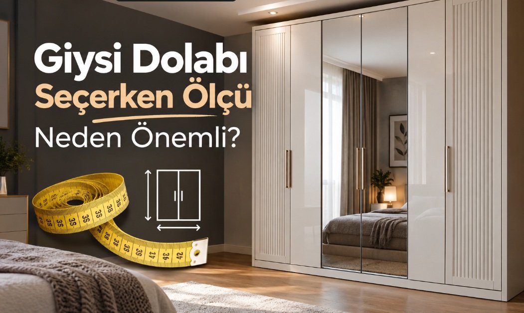 Giysi Dolabı Seçerken Ölçü Neden Önemli